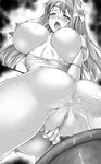  ass breasts censored masturbation monochrome nipples no_bra open_shirt pussy_juice rindou_aya 