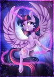  cutie_mark dennyvixen equine feathers female friendship_is_magic hair hooves horn magic mammal multicolored_hair my_little_pony nude purple_eyes smile solo twilight_sparkle_(mlp) winged_unicorn wings 