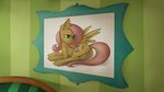  anus butt equine fluttershy_(mlp) horse mammal marsminer my_little_pony painting pony pussy solo 