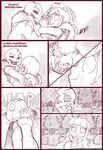  2016 animated_skeleton bone butt comic flowey_the_flower grope human kayla-na mammal monster plant protagonist_(undertale) sans_(undertale) skeleton slap undead underfell undertale video_games 