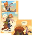  2016 anthro canine disney fox judy_hopps lagomorph mammal nick_wilde rabbit zootopia 