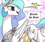  2016 anon butt butt_grab english_text equine female feral friendship_is_magic hair hand_on_butt horn human male mammal multicolored_hair my_little_pony pencils_(artist) princess_celestia_(mlp) purple_eyes reaction_image text winged_unicorn wings 