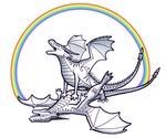  ambiguous_gender dragon male rainbow sex skadjer western_dragon 