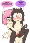 anthro breasts cartoon_network dialogue domestic_cat duo eulipotyphlan felid feline felis female female/female genitals hedgehog hedgehog_(sci) hi_res magic_user mammal momma pussy spread_legs spreading summer_camp_island susie_mccallister witch young young_on_young