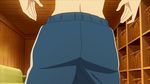  animated ass from_behind maken-ki! pants_removed shiny_skin source_request undressing 
