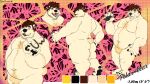 16:9 4k absurd_res anthro bear bearinvernal belly brown_hair butt claws fur hair hairy hi_res male mammal model_sheet multiple_poses navel overweight overweight_anthro overweight_male paws polar_bear pose pubes solo thick_thighs ursine uwu white_body white_fur widescreen