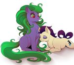  2016 absurd_res blush cute duo earth_pony equine evehly fan_character female feral friendship_is_magic hi_res horse mammal mane-iac_(mlp) my_little_pony pony 