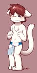  absurd_res anthro barefoot blush child clothed clothing cub disembodied_hand duo erection feline front_view hi_res male mammal navel open_mouth orgasm scrunchy_face solo_focus speedo standing sweat sweatdrop swimsuit tenting topless whiteleo young 