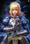  armor dress fate/stay_night liang_xing saber sword 