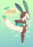 animal_crossing anthro balls belly big_breasts big_penis black_eyes black_nose blue_bra blue_clothing blue_glans blue_inner_ear blue_underwear bodily_fluids bottomless bra breasts brown_body brown_breasts brown_ears brown_fur brown_hair buckteeth carmen_(animal_crossing) clothed clothing english_text feet fur genital_fluids genitals glans glistening glistening_breasts glistening_genitalia glistening_glans glistening_penis glistening_thighs gynomorph hair hi_res huge_penis hyper hyper_genitalia hyper_penis intersex lagomorph leporid long_penis looking_aside lottieplus mammal musk musk_clouds navel nintendo open_mouth open_smile penis precum rabbit simple_eyes smile solo sweat sweaty_breasts sweaty_legs sweaty_thighs tail teeth text topwear topwear_only underwear vein veiny_penis white_balls white_belly white_face white_feet white_hands white_penis white_tail