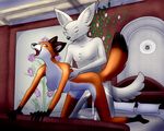  2016 all_fours anthro blush breasts canine cum cumshot digital_media_(artwork) doggystyle duo female fox from_behind_position fur jaxneesen male male/female mammal nipples nude open_mouth orgasm penetration sex teeth tongue vaginal vaginal_penetration 