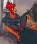  alan_a_dale anthro anus avian bird chicken clothing disney dovne jockstrap male robin_hood_(disney) solo underwear 