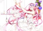  bare_shoulders blush closed_eyes dress flower hair_flower hair_ornament head_wreath just_be_friends_(vocaloid) long_hair megurine_luka open_mouth out_of_frame pink_hair red_string saberiii sleeveless sleeveless_dress smile solo_focus song_name string very_long_hair vocaloid white_dress 