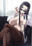  1girl black_hair breasts large_breasts long_hair monster_musume_no_iru_nichijou ms._smith official_art solo 