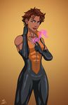  dark_skin dc_comics gradient_background mari_jiwe_mccabe necklace phil_cho short_hair solo vixen_(dc) 