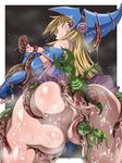  anal anus ass ass_grab back bare_legs blonde_hair blush breasts creature_inside crying dark_magician_girl double_penetration female forced hat huge_ass insect kanta_(k_n_t_r_o) lactation large_breasts legs looking_back magical_girl monster necklace nipples no_bra parasite_paracide penetration pussy_juice rape saliva sex shiny_skin skirt solo sweat tears vaginal wizard_hat yu-gi-oh! yuu-gi-ou_duel_monsters 