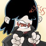  black_hair fangs lucy_loud nickelodeon the_loud_house vampire 