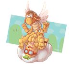  2015 koopa koopa_paratroopa koopa_troopa lakilester lakitu male male/male mario_bros nintendo paper_mario paper_mario_(series) parakarry reptile scalie sony-shock turtle video_games 