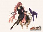 artist_request braid choker fumiko_odette_vanstein glasses globe gloves hair_ribbon hat lace long_hair long_sleeves official_art pantyhose pink_hair purple_eyes ribbon shikigami_no_shiro shikigami_no_shiro_ii sitting solo tress_ribbon twin_braids twintails very_long_hair wallpaper witch witch_hat 