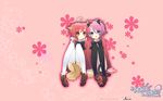  1920x1200 akizuki_nagi animal_ears blue_eyes blush cat_ears cat_tail catgirl dog_ears doggirl foxgirl highres hikaru itou_noiji momose_hikaru nagi peace@pieces purple_hair red_eyes red_head skirt tail thigh-highs thighhighs wallpaper widescreen 