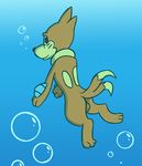  backsack balls buizel looking_back male nintendo pok&eacute;mon rvlis underwater video_games water 