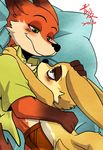  2016 clothing disney father father_and_son finnick nick-wilde nude parent signature son young zootopia 