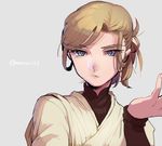  blue_eyes brown_hair genderswap genderswap_(mtf) katsuoboshi obi-wan_kenobi robe solo star_wars 