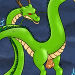  2016 balls digital_media_(artwork) dragon dragon_ball dragon_ball_z hi_res male not_furry shenron solo zekromlover 