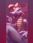  anthro dragon erection facial_hair goatee horn looking_at_viewer male penis scalie solo tagme thorndraco 
