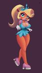  anthro bandicoot big_breasts breasts cleavage clothed clothing coco_bandicoot crash_bandicoot_(series) female mammal marsupial panties sexy_doll solo underwear video_games 