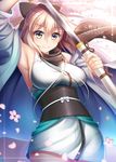  fate/grand_order guardian_panda kimono sakura_saber sword 
