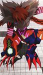  armor bandai beast breasts claws digimon digimon_adventure_tri. female furry meicrackmon meikurakkumon sharp_nails 