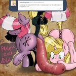  anal_prolapse anus asterisk_the_witch big_butt blush butt cutie_mark dreadcoffins earth_pony equine fan_character female friendship_is_magic horn horse mammal my_god my_little_pony pony prolapse pussy unicorn what_has_science_done 