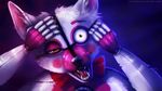  2016 animatronic canine digital_media_(artwork) five_nights_at_freddy&#039;s fox funtime_foxy_(fnaf) glowing glowing_eyes machine mammal neytirix robot sister_location video_games 