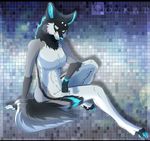  anthro canine coykat cyan_eyes detailed digital_media_(artwork) female fur mammal pixy_cyan pose sitting solo wolf 
