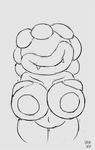  animated anthro big_breasts big_lips black_and_white breasts eyeless fangs female flora_fauna huge_breasts ikiki licking licking_lips lips mario_bros monochrome nintendo nipples petey_piranha piranha_plant plant slightly_chubby smile solo tongue tongue_out video_games 