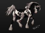  2015 anatomically_correct anatomically_correct_anus anatomically_correct_penis animal_genitalia animal_penis anus backsack balls black_background black_fur draft_horse equine equine_penis erection feathering feral fur green_eyes gypsy_vanner hooves horse male mammal mane medial_ring multicolored_fur penis perineum pointy_ears puffy_anus quadruped raised_tail rufciu side_view signature simple_background solo two_tone_fur vein veiny_penis walking white_fur 