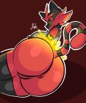  anthro anus bent_over big_butt breasts butt eliza_(nic-m-lyc) felid female incineroar looking_at_viewer mammal nic-m-lyc nintendo nipples pok&eacute;mon pok&eacute;mon_(species) pussy video_games 