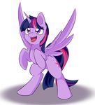  cutie_mark equine feathered_wings feathers female feral friendship_is_magic hair horn horse mammal multicolored_hair my_little_pony purple_eyes twilight_sparkle_(mlp) winged_unicorn wings xduskstarx_(artist) 