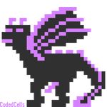  2016 codedcells digital_media_(artwork) dragon penis pixel_(artwork) 