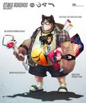  absurdres animal_ears ass backpack badge bag belly belt_pouch black_hair black_shorts bubble_blowing button_badge camera cat_ears character_name character_print checkered checkered_skirt chewing_gum commentary crane_game d.va_(overwatch) dakimakura_(object) english facial_mark fake_animal_ears glasses gradient gradient_background grey_background headband highres holding holding_panties logo male_focus merchandise monori_rogue navel otaku overwatch panties pillow poster_(object) pouch roadhog_(overwatch) sandals shadow shirt shorts simple_background skirt solo striped striped_panties surgical_mask t-shirt tracer_(overwatch) typo underwear watch whisker_markings white_background white_legwear wristwatch 