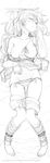  akino_sora barefoot bra breasts calf_socks closed_eyes dakimakura facing_away from_above full_body greyscale hair_bun hand_on_own_face highres lying medium_breasts monochrome navel nipples on_back on_bed open_mouth panties short_hair sketch skirt skirt_removed socks solo stomach underwear yahari_ore_no_seishun_lovecome_wa_machigatteiru. yuigahama_yui 