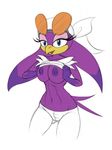  anthro areola avian big_breasts bird breasts erect_nipples female nipples scificat seth65 sonic_(series) sonic_riders swallow_(bird) wave_the_swallow 
