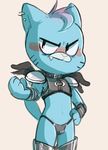  anthro cartoon_network cat clothing cub dandi ear_piercing feline gumball_watterson male mammal piercing solo the_amazing_world_of_gumball thong young 