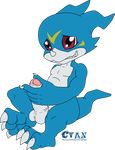  alpha_channel balls clenched_teeth cum cumshot cyan_chess digimon embarrassed looking_at_viewer male masturbation orgasm penile_masturbation penis retracted_foreskin scalie signature simple_background sitting solo teeth transparent_background uncut veemon 