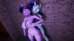  3d_(artwork) anthro anthrofied big_breasts breasts building cutie_mark diamonds digital_media_(artwork) equine female female/female friendship_is_magic from_behind_position hair home horn horse house indigosfm lights mammal multicolored_hair my_little_pony nails navel night nipples pony pussy rarity_(mlp) sex shower smile source_filmmaker star teeth tile twilight_sparkle_(mlp) unicorn wall wide_hips 