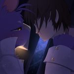  cat crying cute emotional faceless feline foreplay hiroyuki_nishima hug human lamp love male male/male mammal meteor_shower moonlight morenatsu passion romantic shin_(morenatsu) smile tears 