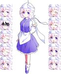  :o ^_^ ^o^ angry apron blue_dress blush bobby_socks closed_eyes closed_mouth crying dairi dress expressions eyebrows eyebrows_visible_through_hair frilled_dress frills full_body gloom_(expression) happy hat letty_whiterock long_sleeves multiple_views parted_lips pink_hair purple_eyes purple_footwear relief sad shaded_face shoes short_hair simple_background smile socks surprised tachi-e tareme teardrop tears touhou triangular_headpiece variations waist_apron white_apron white_background white_hat white_legwear 