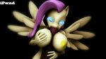  3d_(artwork) animal_genitalia animal_penis anthro anthrofied areola big_breasts big_penis breast_grab breast_squeeze breasts digital_media_(artwork) duo equine equine_penis eye_glow fellatio female first_person_view fluttershy_(mlp) friendship_is_magic hair hand_on_breast horse ipwnd long_hair male male/female mammal mouth_full my_little_pony nipples oral pegasus penis pink_hair pony sex source_filmmaker titfuck wings 