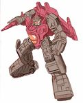  decepticon flywheels gun holding holding_gun holding_weapon kamizono_(spookyhouse) machinery mecha no_humans open_mouth solo transformers weapon wings 